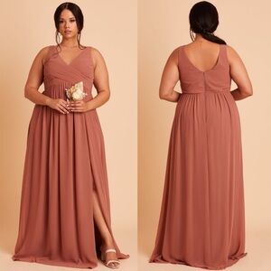 NWT Birdy Grey Laurie Chiffon Desert Rose Dress Size 1X